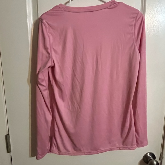 Pink Women's Athletic Top - Picture 3 of 4